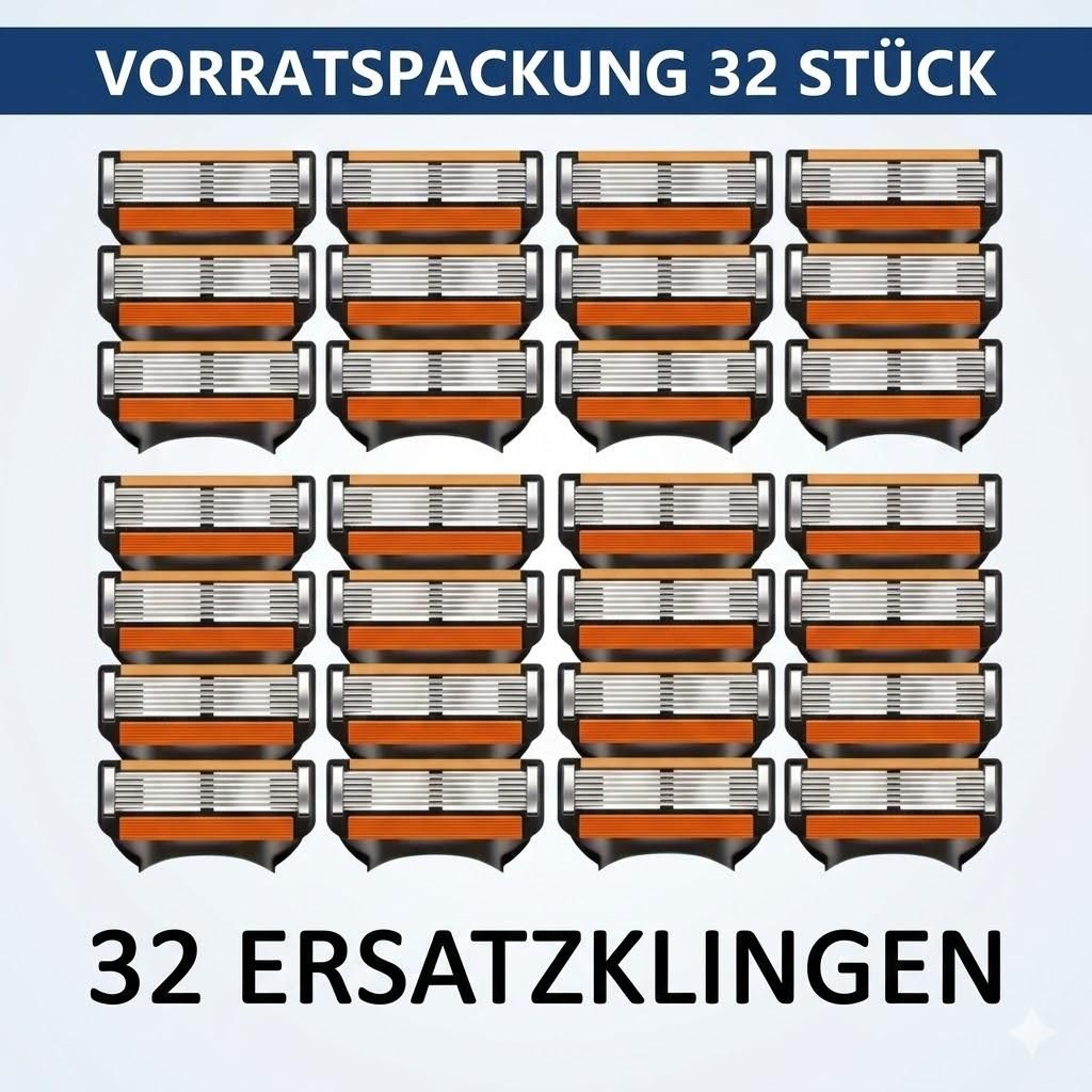 Raptor 32er Set Ersatzklingen 6-Lagen Edelstahl passend für Produktbild 