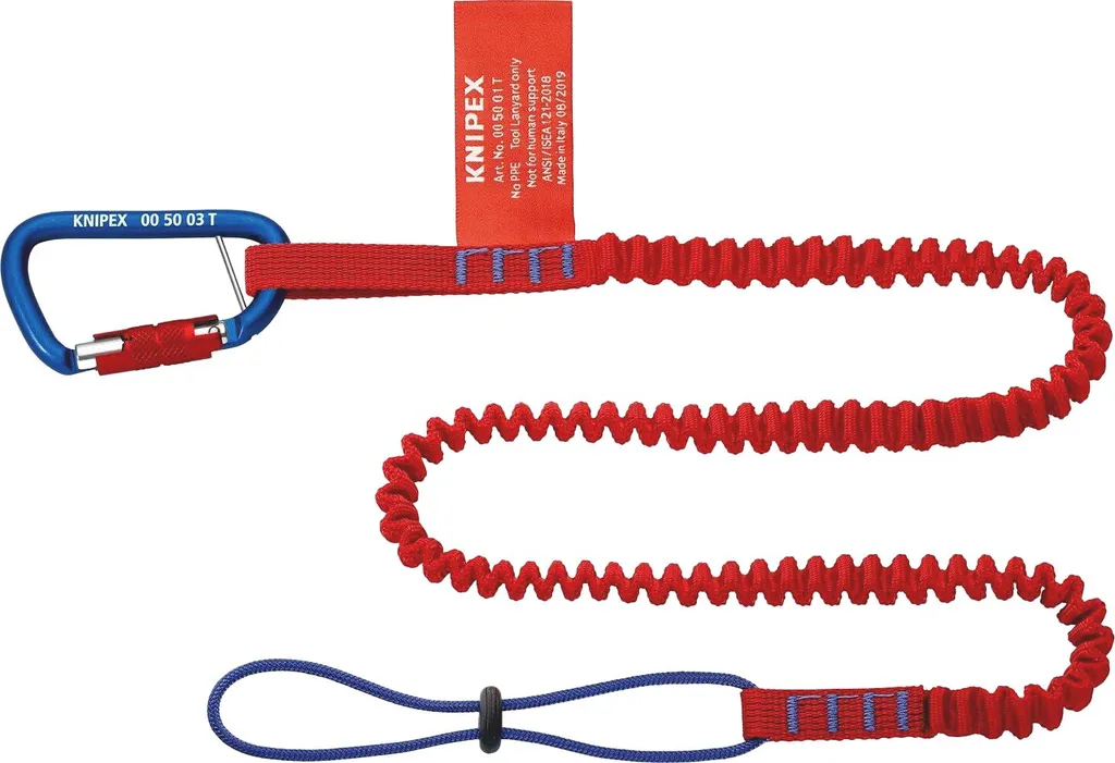 Système d'Attache pour Outils Knipex 00 50 05 T BK Sangle de 900mm