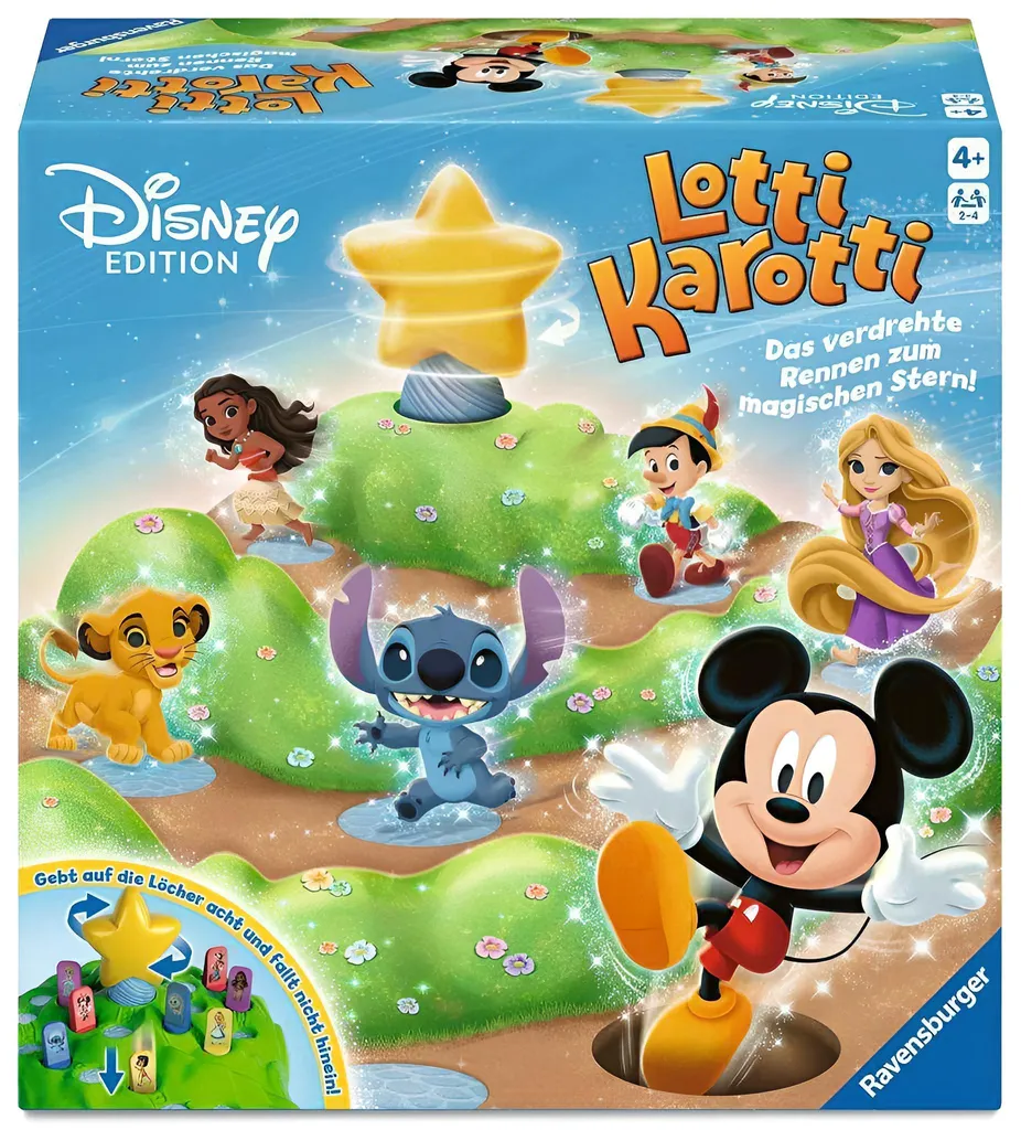 Ravensburger Lotti Karotti Disney Jeu de Société Enfant avec Figurines