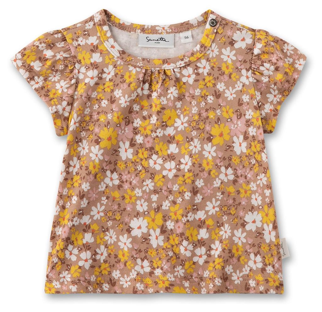 Sanetta Pure Mädchen T-Shirt rosa Blumen 68
