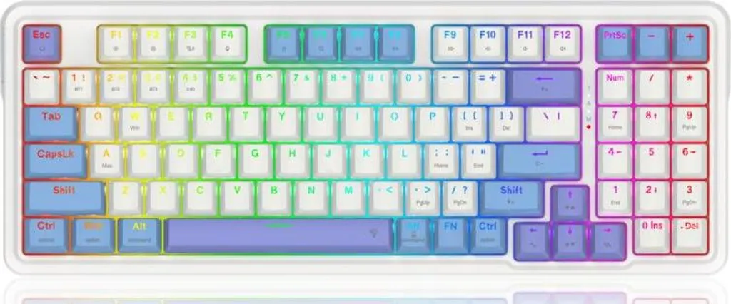 Clavier Sans Fil Redragon K664WBP Gloria Pro pour Setup Gaming et Bureau
