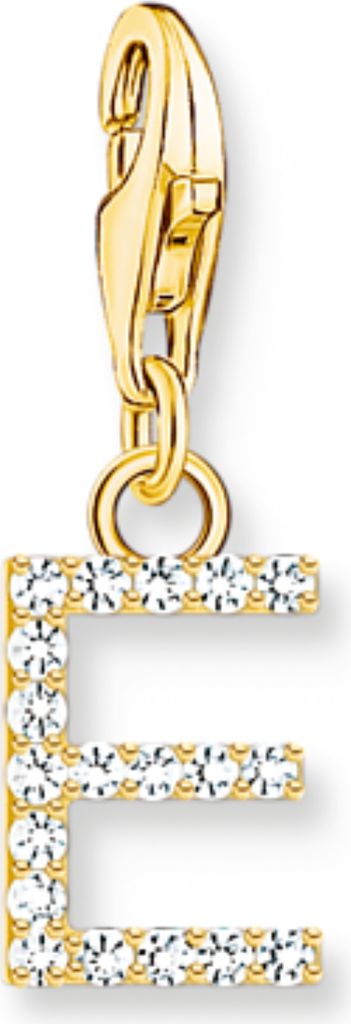 Thomas Sabo Anhänger Charm-Club Buchstabe E Vergoldet Produktbild 