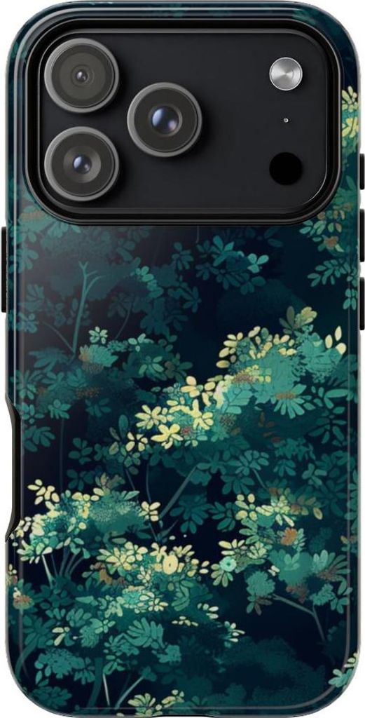 Dunkles Blättermeer – Hülle Kompatibel mit iPhone 17 Pro