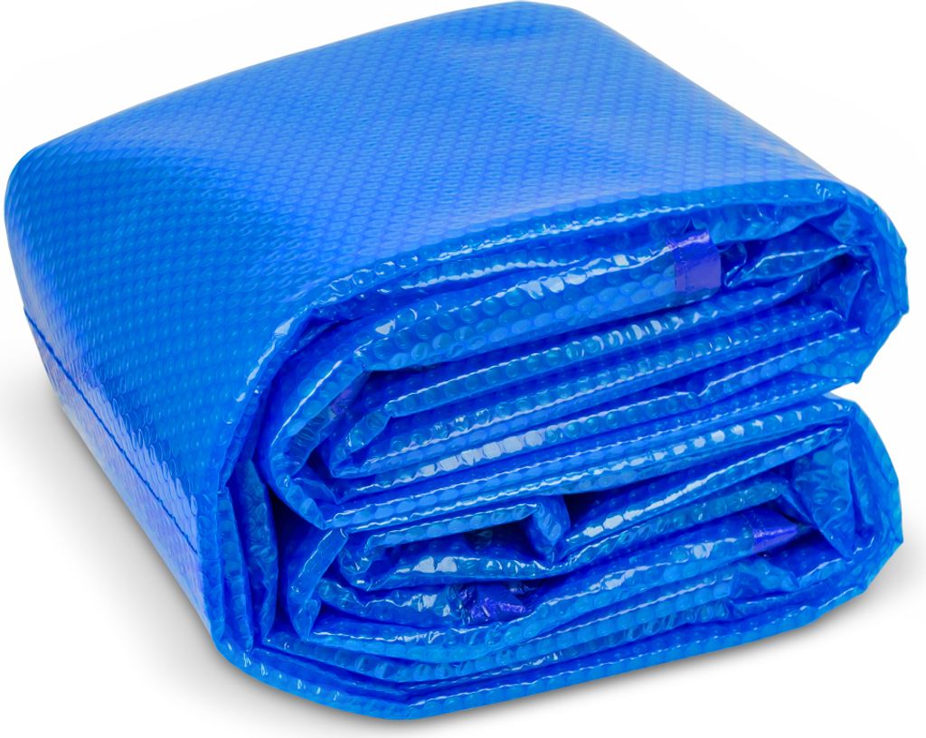 Exclusiv Solarabdeckplane mit Randverstärkung Oval 623 x 360 cm | 400μ