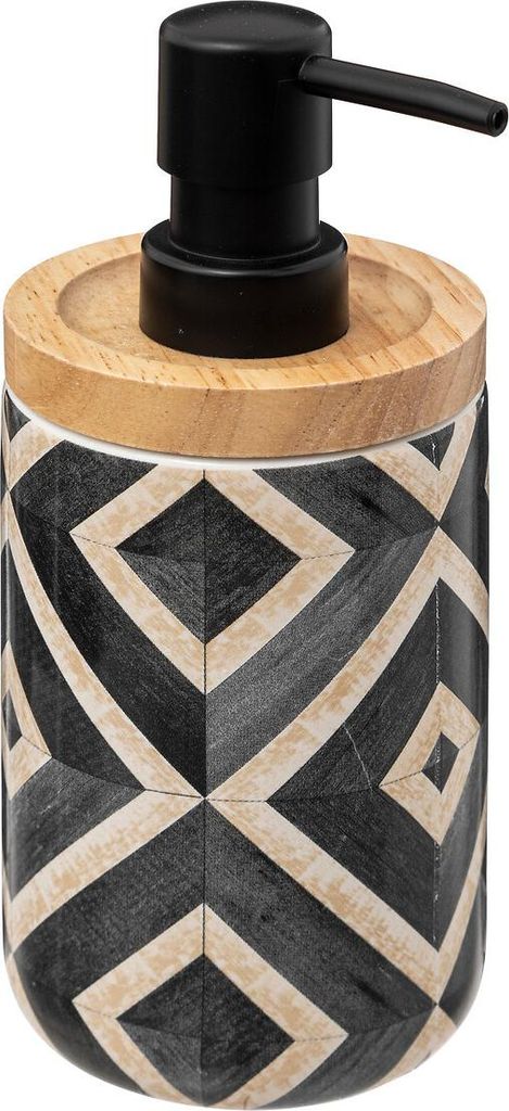 Seifenspender HAPACHE, ethnische Muster, Ø 7,7 cm