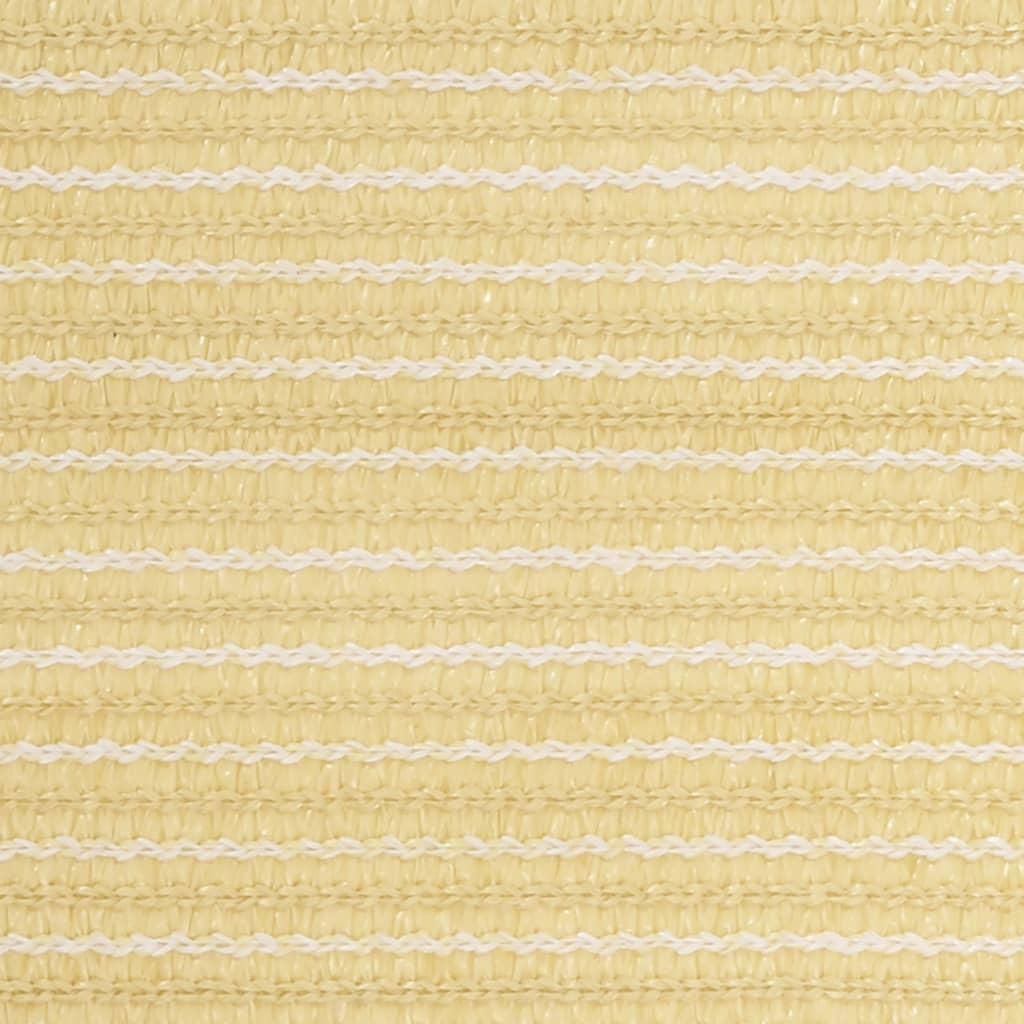 vidaXL Balkon-Sichtschutz Beige 75x600 cm HDPE