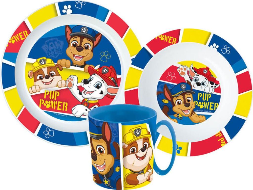 Paw Patrol Pup Power Essservice Mikro Kunststoff 350ml