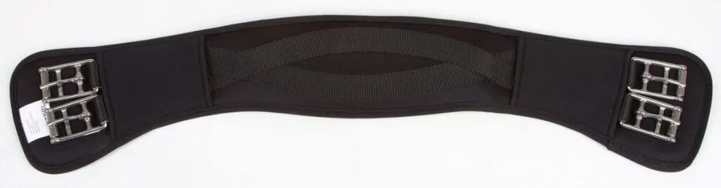 Sangle de dressage 50cm en caoutchouc synthétique souple et robuste noir