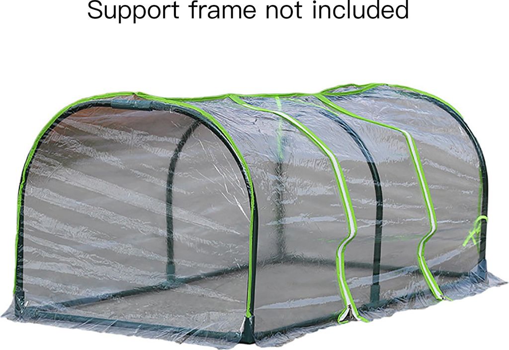 Pflanzengewächshaus PVC Metallrahmen 1.2x0.6x0.5m Mini-Pflanzenhaus für Garten-Topfpflanze