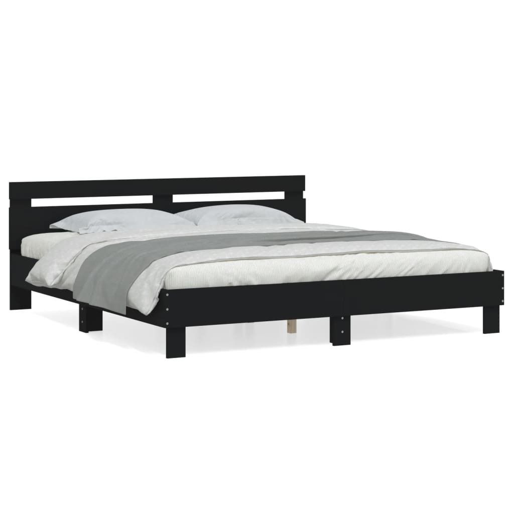 VidaXL 3207400, Čierna, 185 cm, 2,03 m, 70 cm, 1800 x 2000 Obrázok produktu 