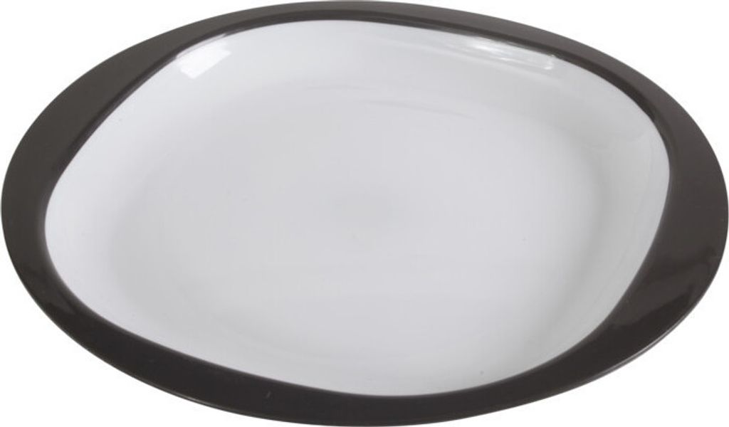 Picknick-Geschirr Melamin Camping Geschirr Teller Ø 27cm braun Kampa CW1011