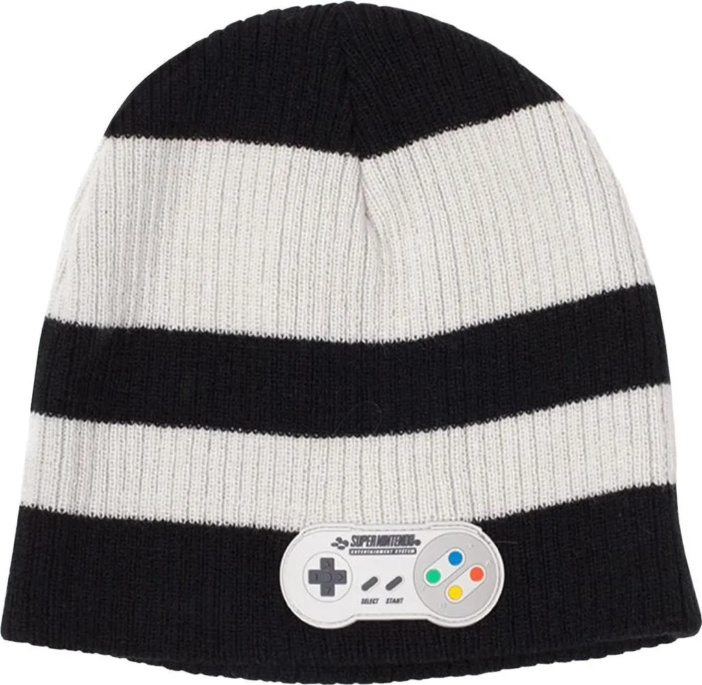 Nintendo - Berretto SNES a righe - 2
