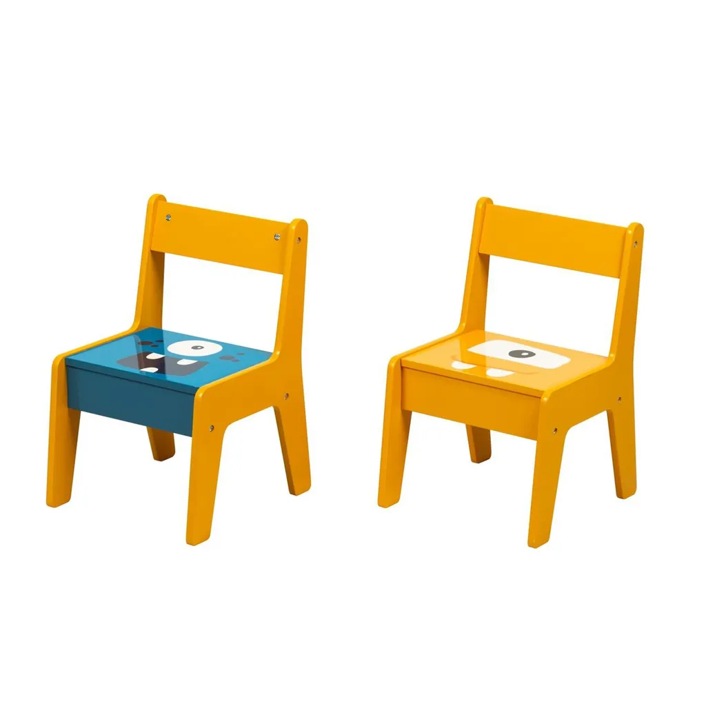 Table de Jeu Monster Ginger Home avec Plateau Réversible pour Enfants - 2