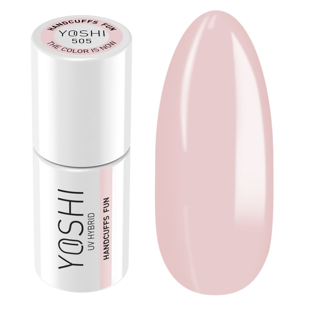 Yoshi | Yoshi Hybridlack 505 Handcuffs Fun - Pudriger Rosa - 6 Ml - Uv Hybridlack - Nagellack 505