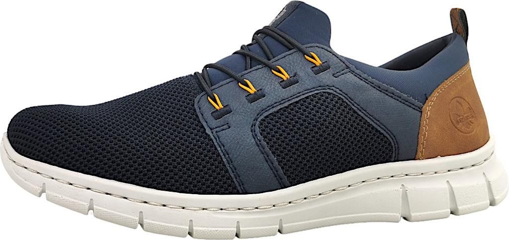 Rieker Almada/Auxerre/Scuba Herrenschuhe Slipper Blau Productafbeelding 