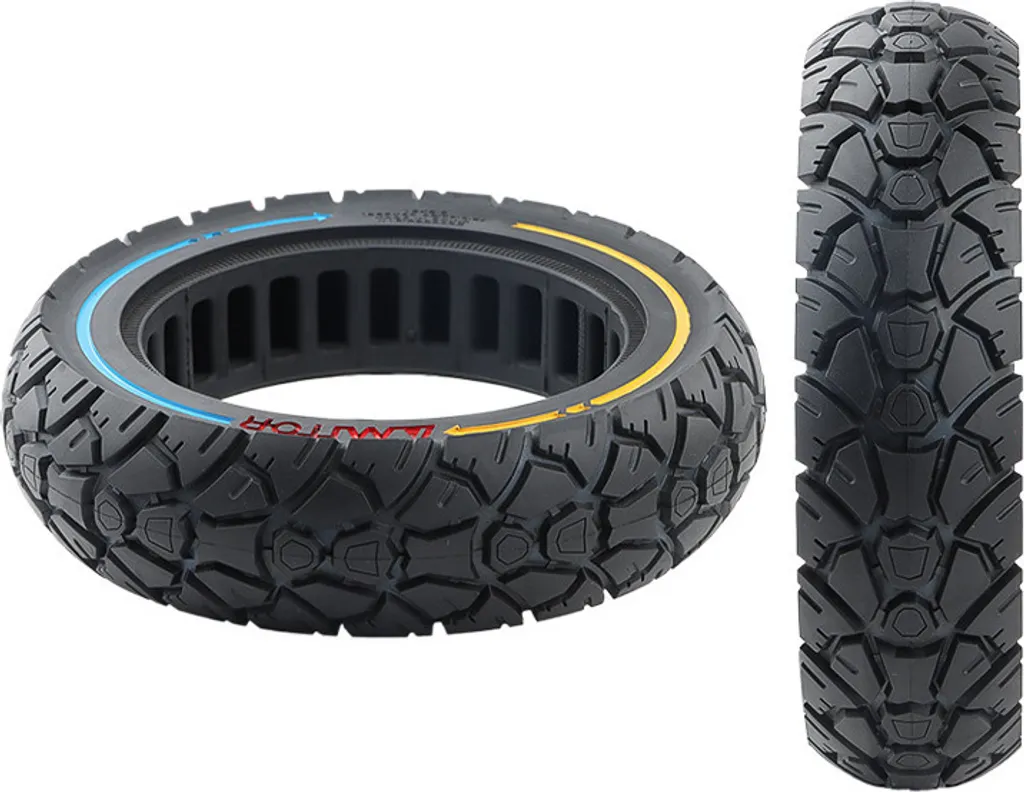 Pneu plein INF tout-terrain pour Ninebot G30 Max série - 10 pouces