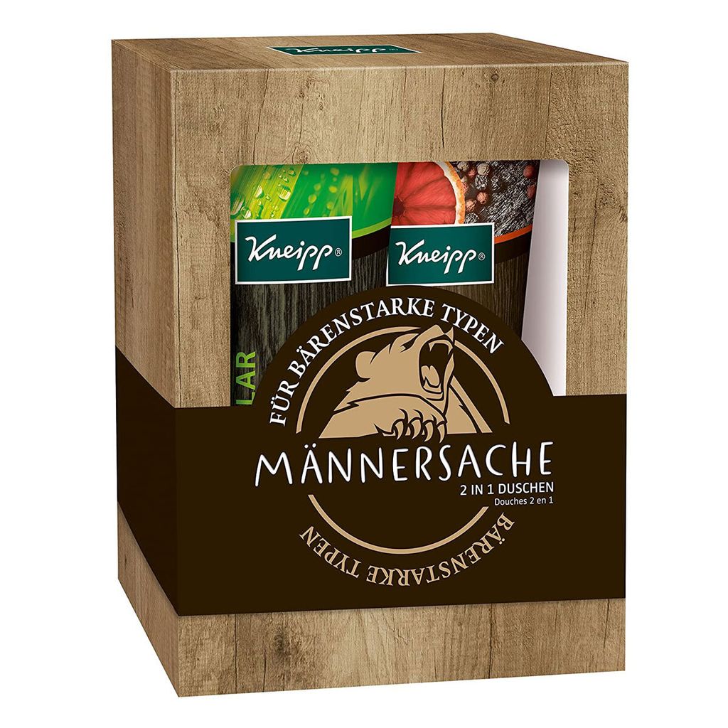 Verpackungsbild Kneipp Männersache Aroma Pflegedusche Geschenkpackung 400ml