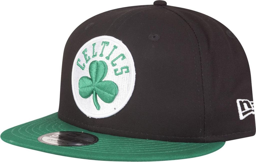 New Era Uni Snapback Cap NBA Boston Celtics, 9fifty, Schwarz Grün, S-M
