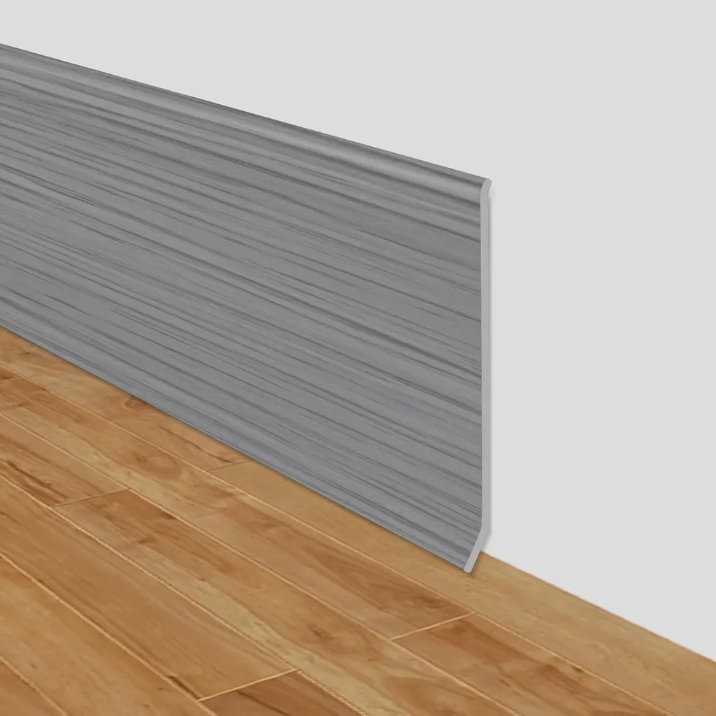 Plinthe PVC LSGCQ Flexible et Adhésive 10x18mm Décor Chêne Clair