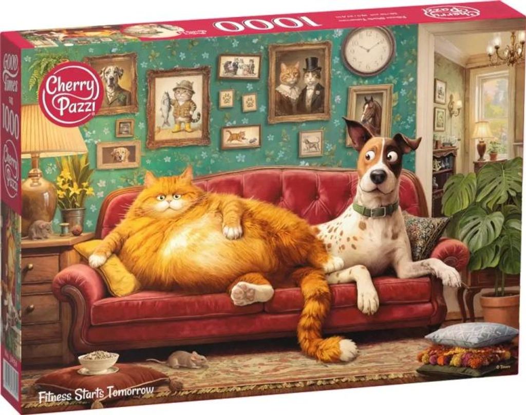 Puzzle 1000 CherryPazzi Fitness Starts Tomorrow 31650 Zdjęcie produktu 