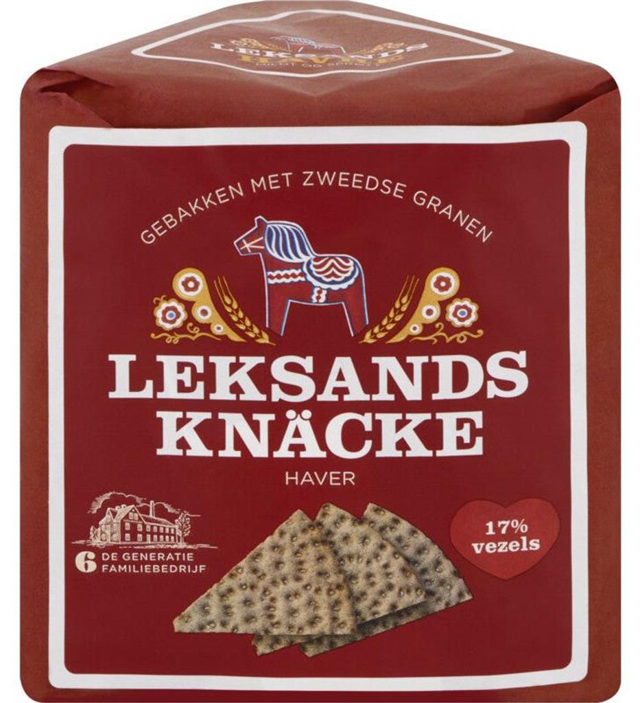 Leksands Knäckebrod Oats 200g – Chrupiący chleb chrupki Zdjęcie produktu 