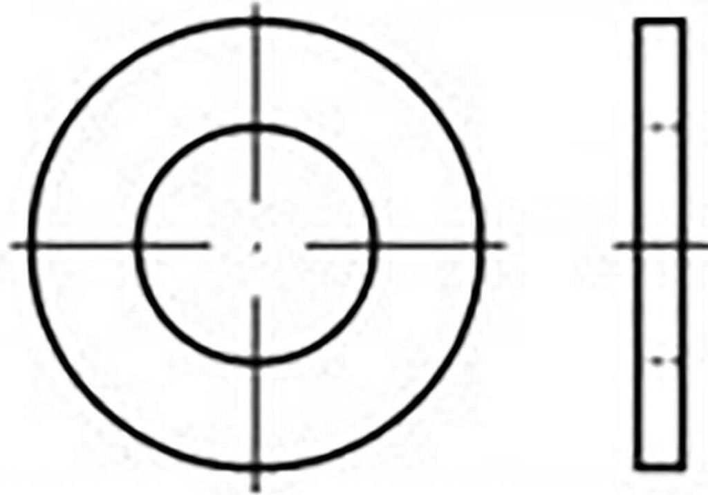Unterlegscheibe 3.2 mm 7 mm Kunststoff 200 St. TOOLCRAFT TO-6853776