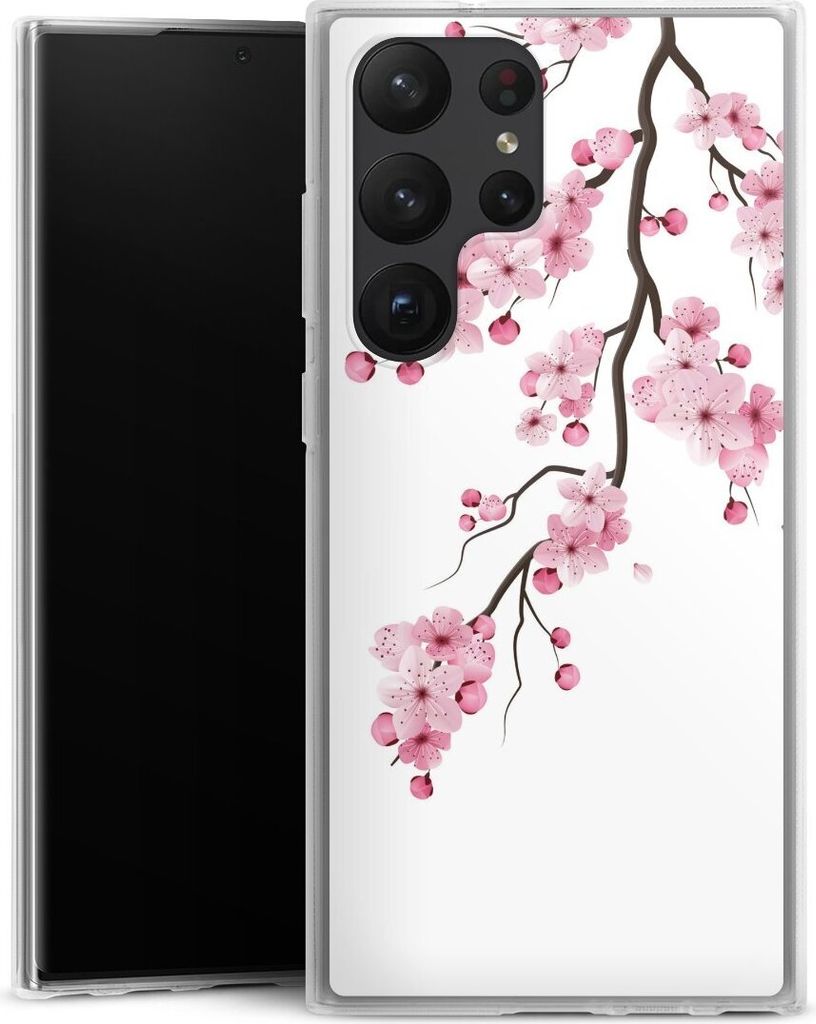 DeinDesign Handyhülle für Samsung Galaxy S23 Ultra Silikon Hülle Case Smartphone Schutzhülle Asien Japan Kirschblüten