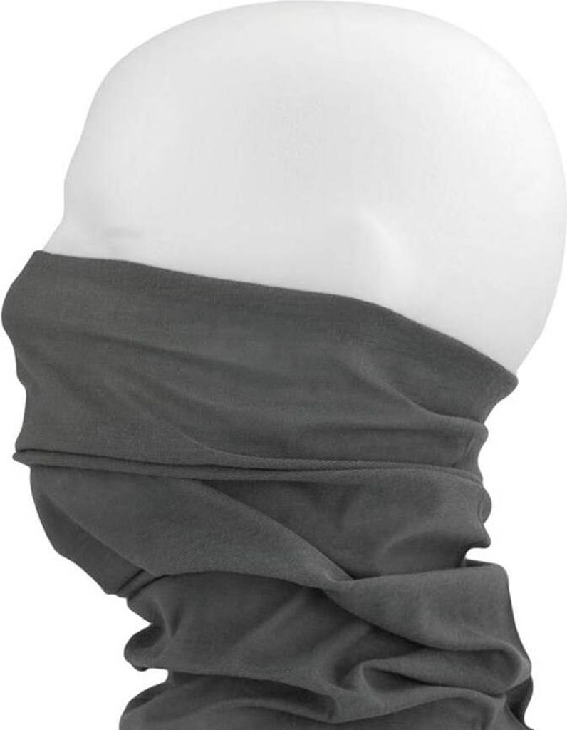Oblique Unique Multifunktionstuch Schlauchtuch Halstuch Motorrad - Pure Grey