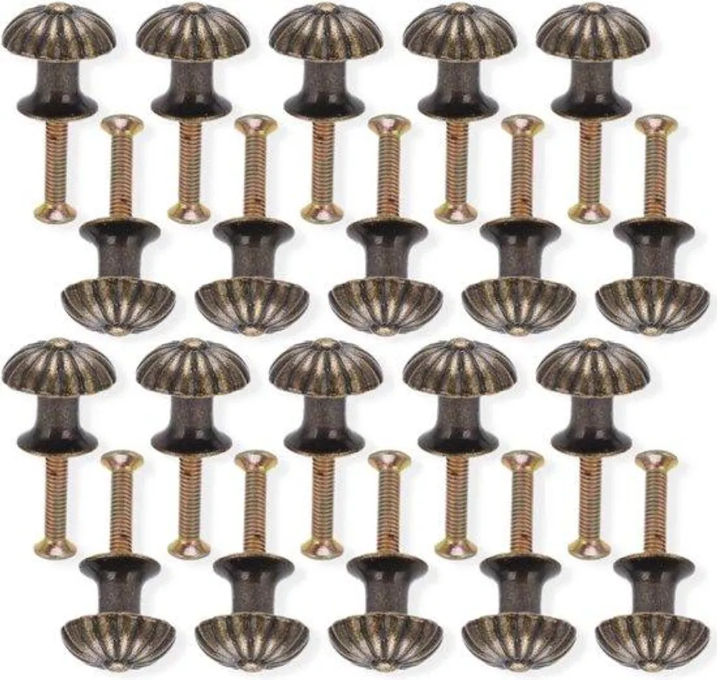 Mini poignée bronze antique 48mm en métal robuste pour DIY - 20 pcs