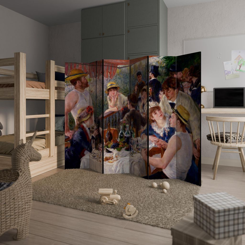 SpaceRebels Paravent Raumteiler - 6-teilig Raumtrenner, Druck 2-Seite - Raumtrenner - Trennwand Wohnung - Room Divider - Spanische Wand Deko Modern...