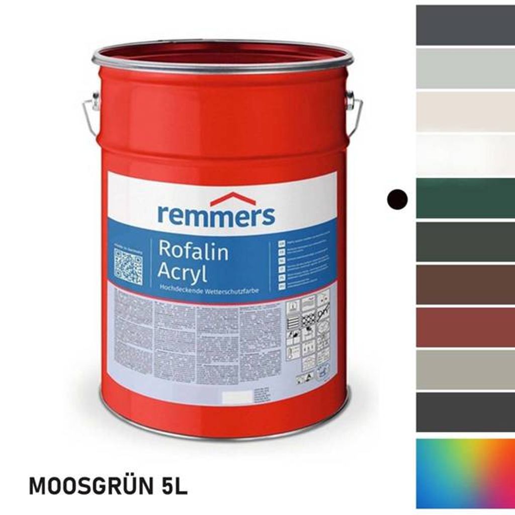 Remmers Rofalin Acryl - 5 Ltr (Moosgruen) Produktbild 