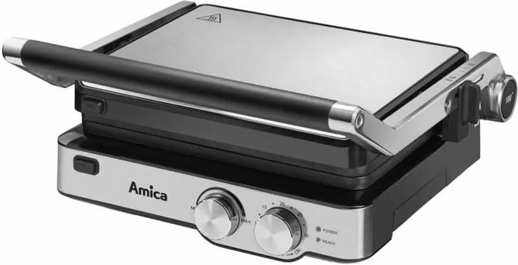 Amica VM 7001 Aspirateur traîneau avec sac 3L 700W Noir et Argenté