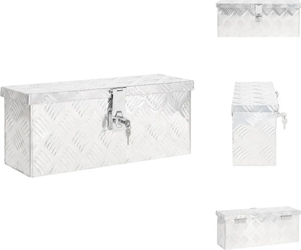 Coffre de transport vidaXL en aluminium pour outillage et accessoires