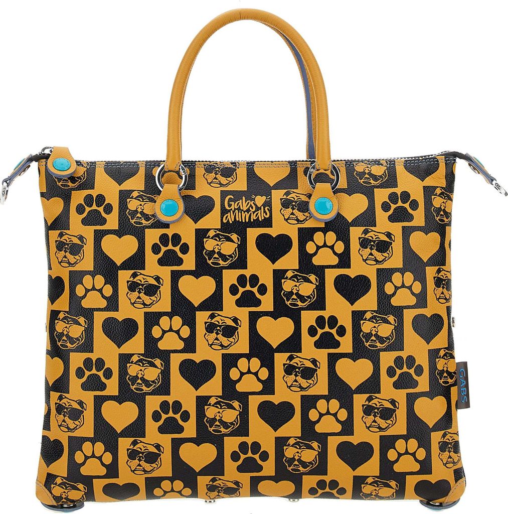 Schultertasche Gabs G3 Plus M Dogs Senf