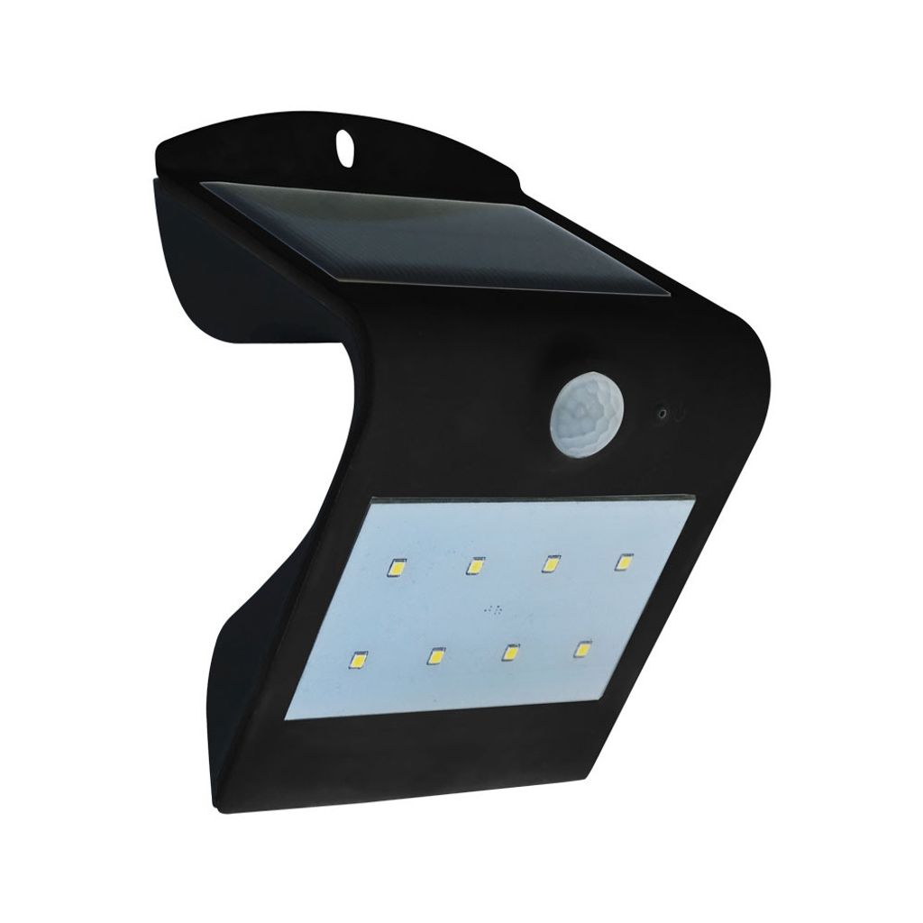 V-Tac Vt-767 1.5W Led Solar Wall Light Colorcode:4000K+3000K - Black Body