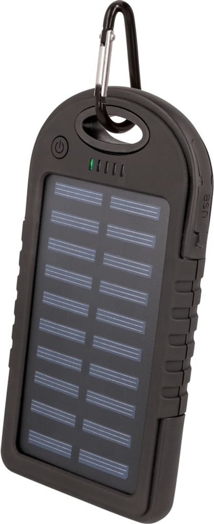 Solar-Powerbank Setty 5000 mAh Schwarz Produktbild 5