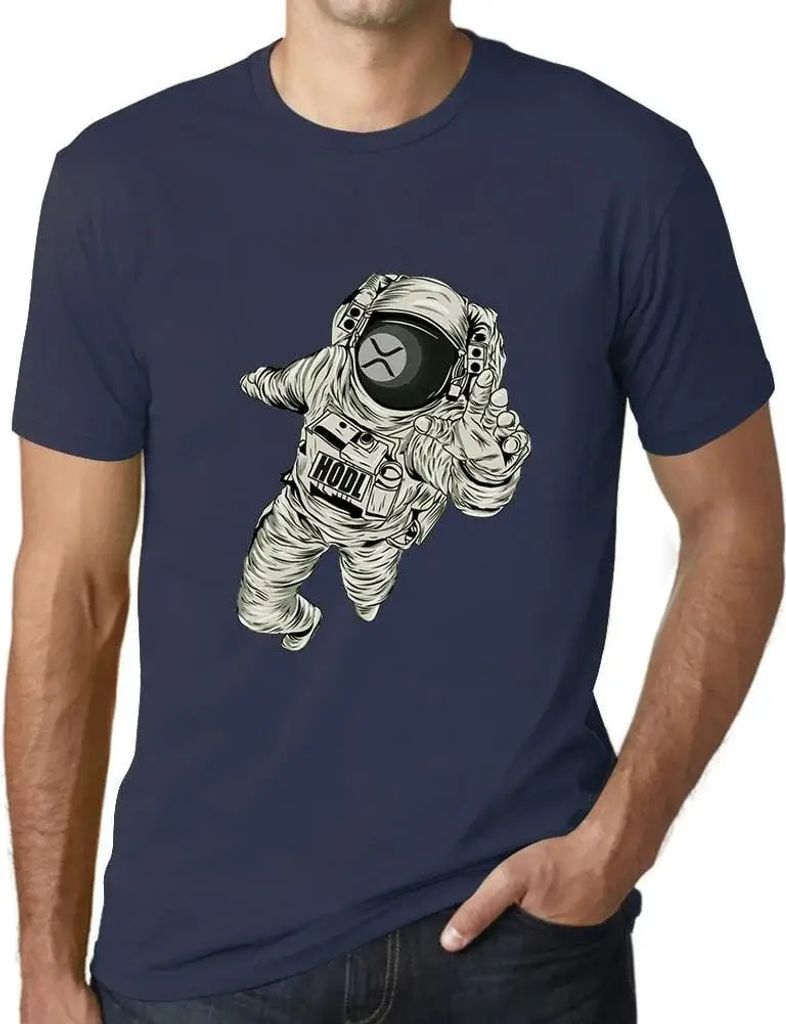 Herren Grafik T-Shirt Ripple Logo xrp Mond Kryptowährung Krypto-Händler – Ripple Logo Xrp Moon Cryptocurrency Crypto Traders – Öko-Verantwor...