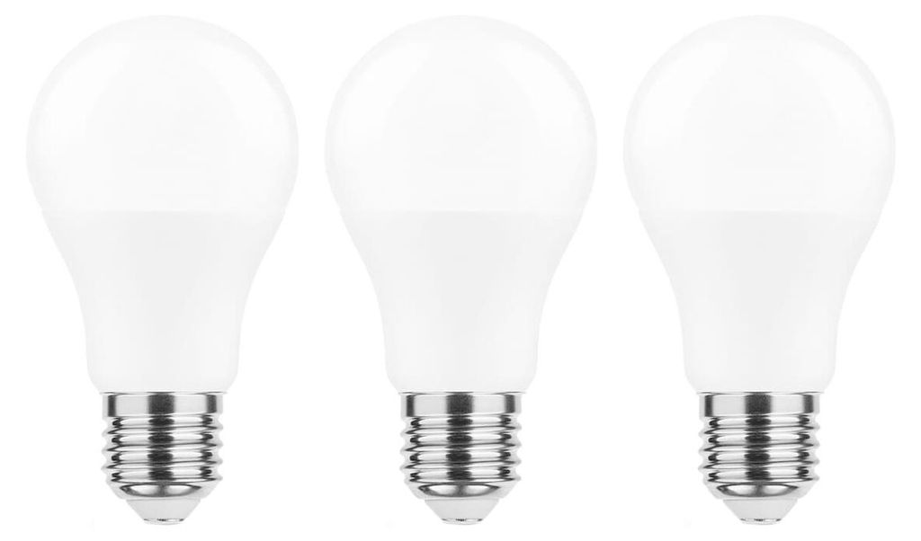 Modee E27 LED-Lampe 8,5 W - 806 lm - 4000 K - Neutralweiß - LED-Lampe A60 - Ersetzt 60-W-Halogenlampe - 3 Stück