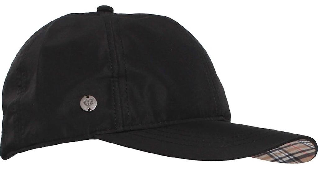 Fraas Wasserabweisende Baseballkappe mit FRAAS Plaid Karo 602064 in grau