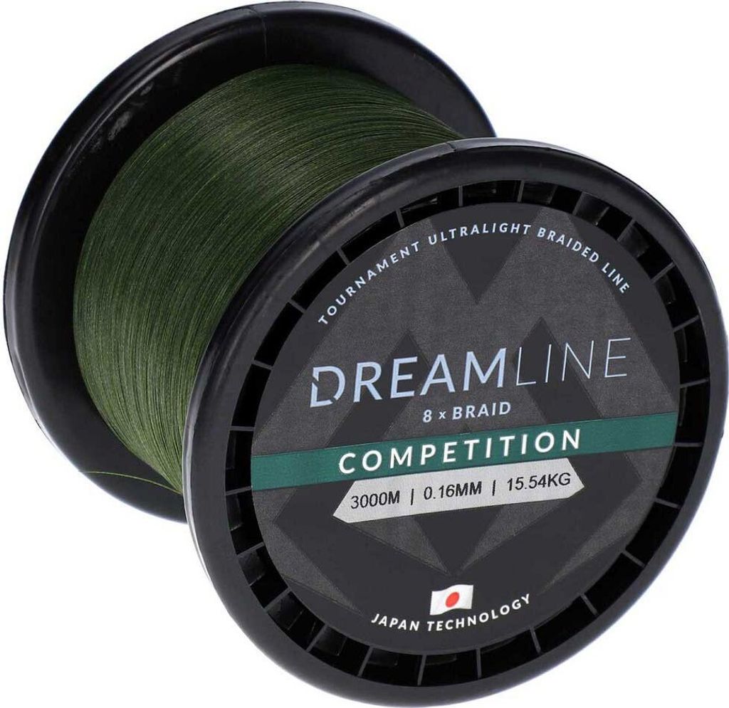 Mikado Dreamline Competition Geflochtene Schnur 3000 M Grün 0.080 mm Grün 0.080 mm