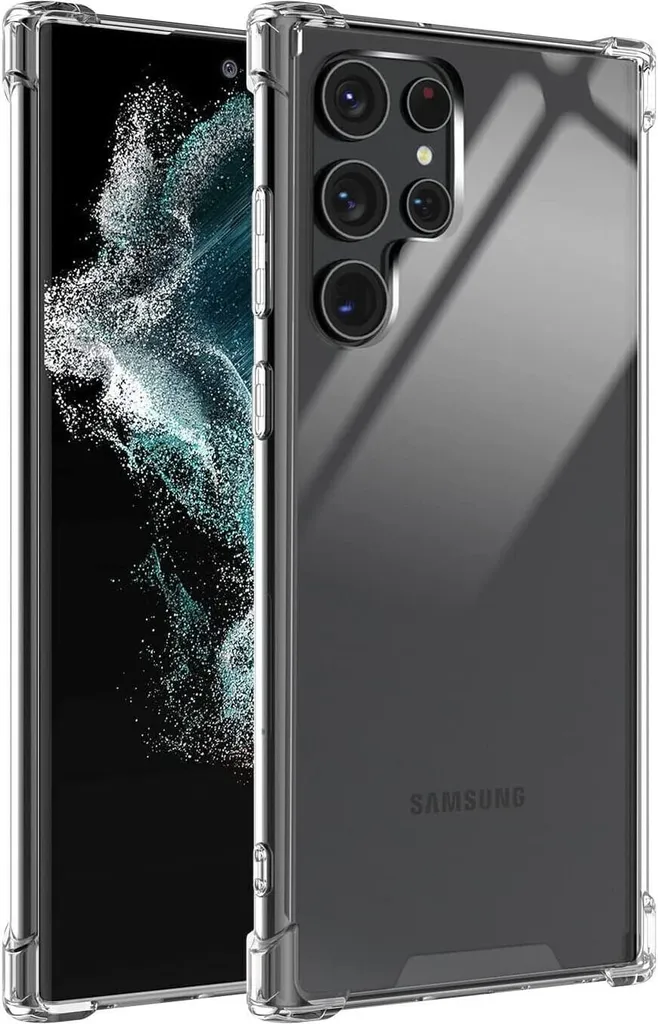 Custodia Samsung S22 Ultra AVANA Clear Bumper - Protezione 360°