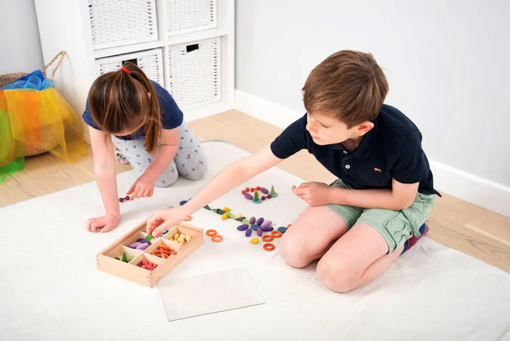 Apprendre à compter sans écran avec le Set de tri en bois TickiT
