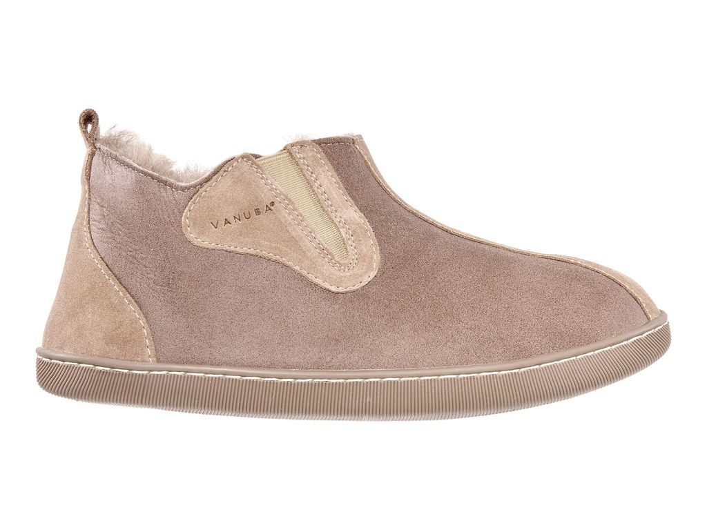 Vanuba Herren Pantoffeln Columbia Lammfell-Hüttenschuhe | geschlossene Hausschuhe in Gr. 40-47 und 3 Farben, handgefertigt