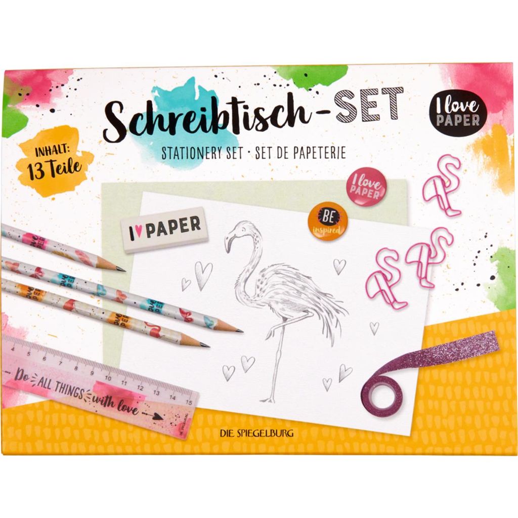 Spiegelburg Schreibtisch-Set - I love Paper