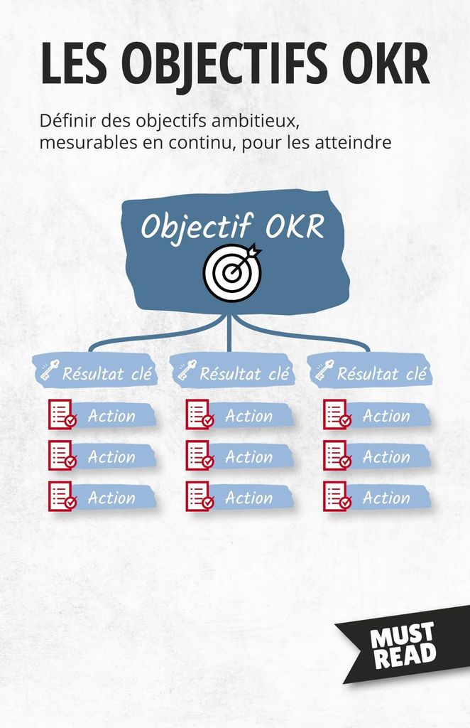 Les Objectifs OKR: Définir des objectifs ambitieux, mesurables en continu, pour les atteindre (Must Read Business)