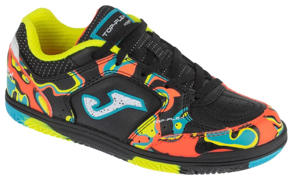 Joma Top Flex Jr 2661 IN TPJS2661IN, Hallenschuhe, für Jungen, Schwarz
