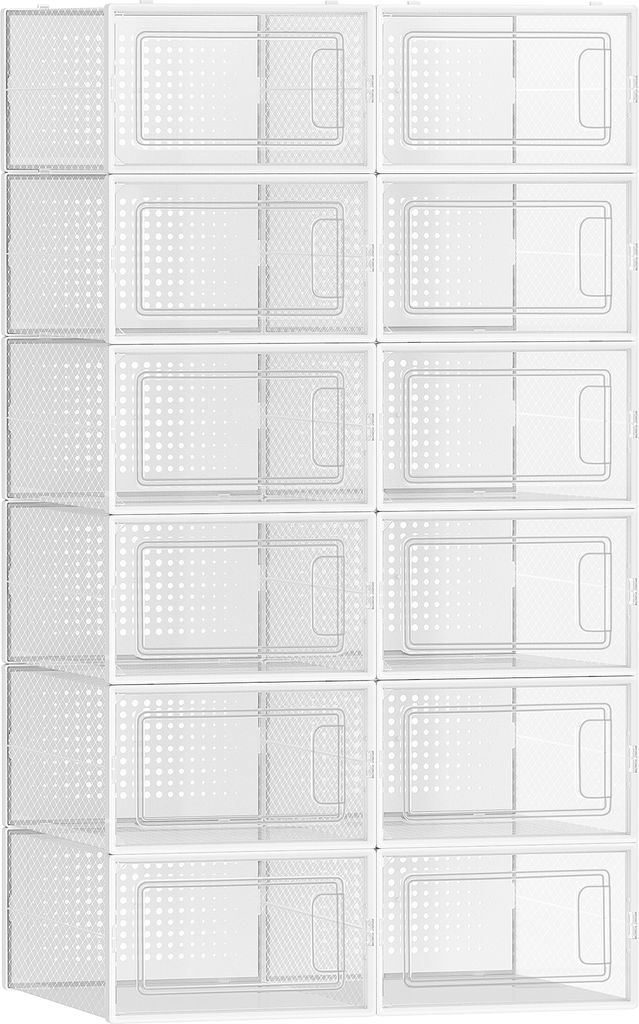SONGMICS Schuhboxen 12er Pack Schuhkartons faltbar bis Produktbild 9
