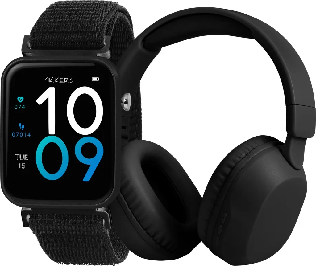 Smartwatch Tikkers Series 13 Noire : Ne Manquez Plus Aucune Notification