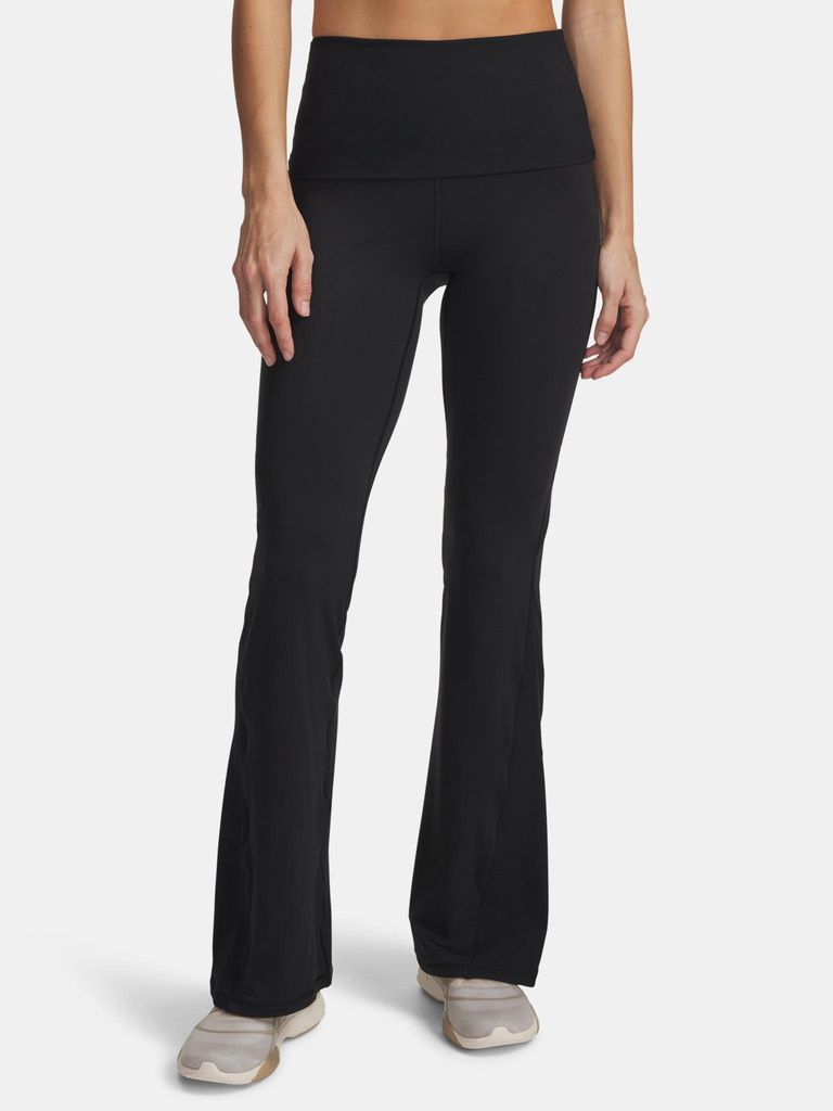 Under Armour Meridian Rib Foldover Flare Sporthose für Damen MD