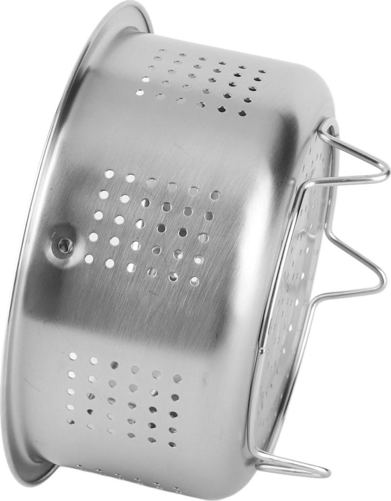 Edelstahl -Dampfkorb mit Griff Zuckerentfernung Reiskocher Einsetzen Sie Dampfregal fr Lebensmittel Ei Gemse Frchte 13,8 cm/5,4in